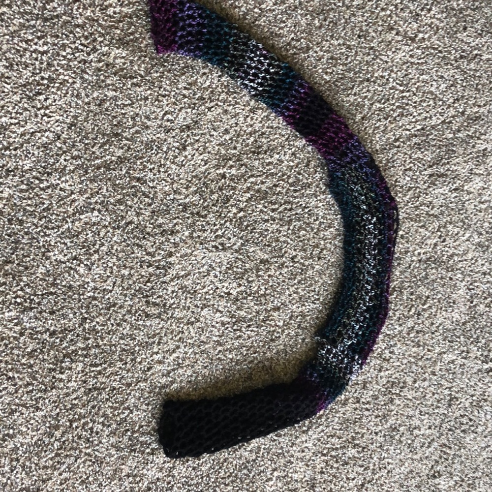 Handmade Crochet Shrug Multicolor.